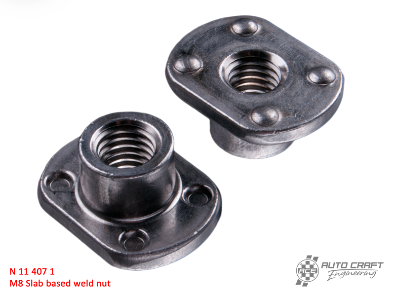 M8 Slab based weld nut.