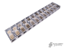 12 x Single way connector strip