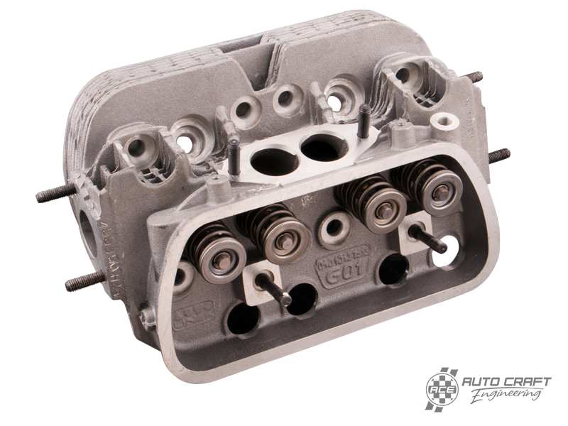 Cylinder head, twin port, complete - 1600cc