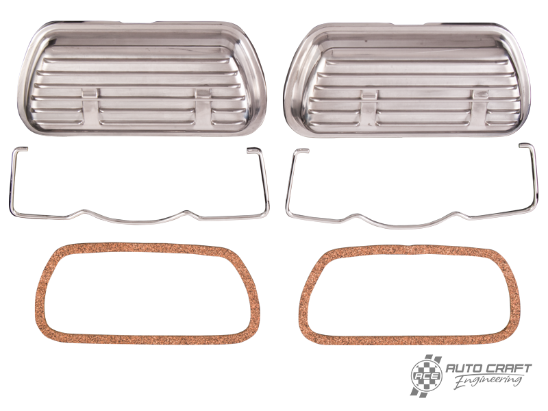 Clip on aluminium rocker covers - 1200cc-1600cc