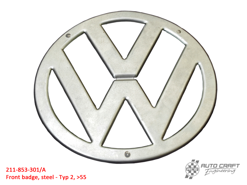 Front badge, steel - Typ 2, >55