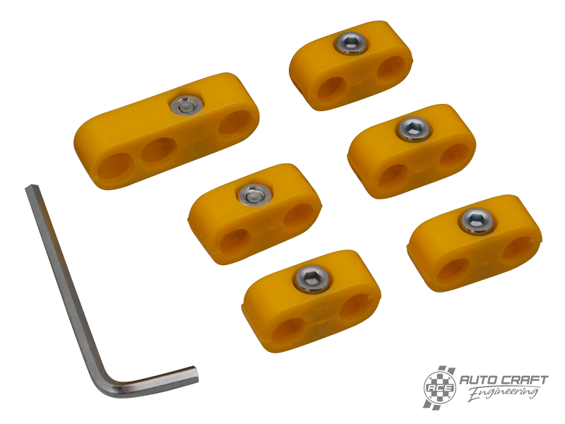 HT lead spacers, yellow