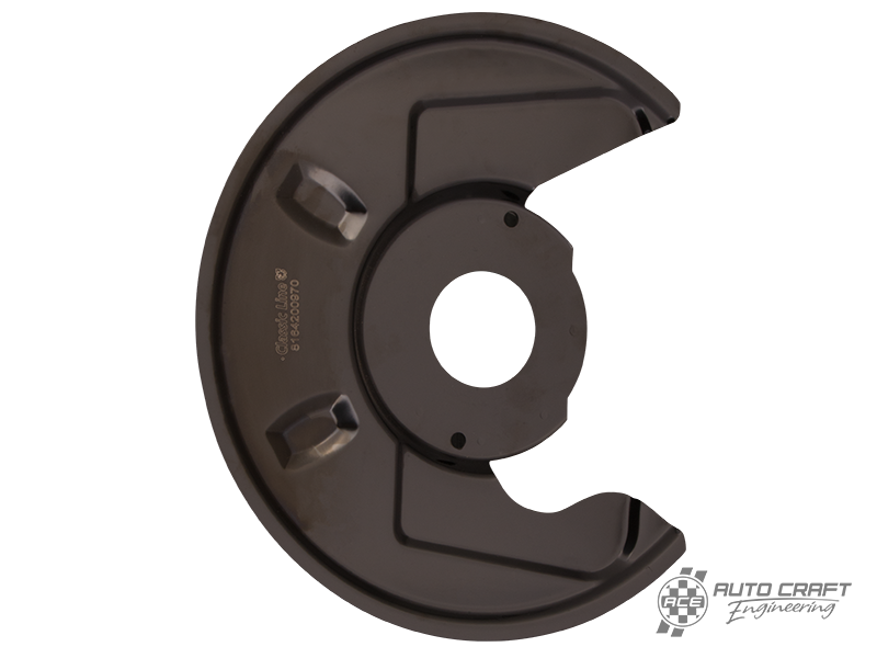 Brake backing plate, front, left - Type 2, 70>79