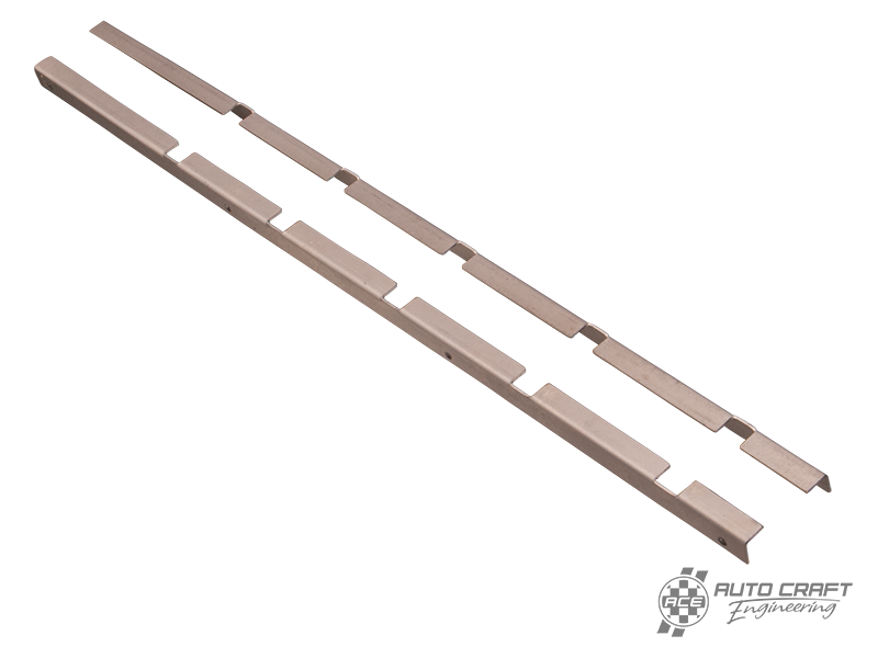 Catch strip, steel, pair - Type 2, 55>67