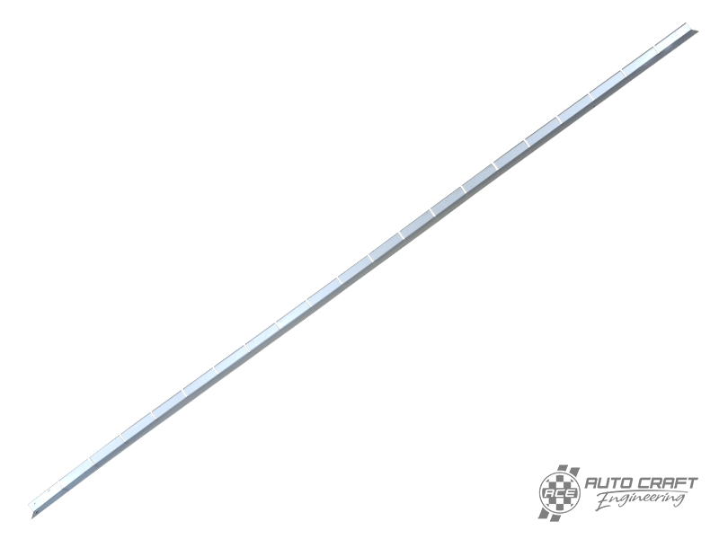 Clamping Strip - roof lining, 1250mm, Type 2, 68>79