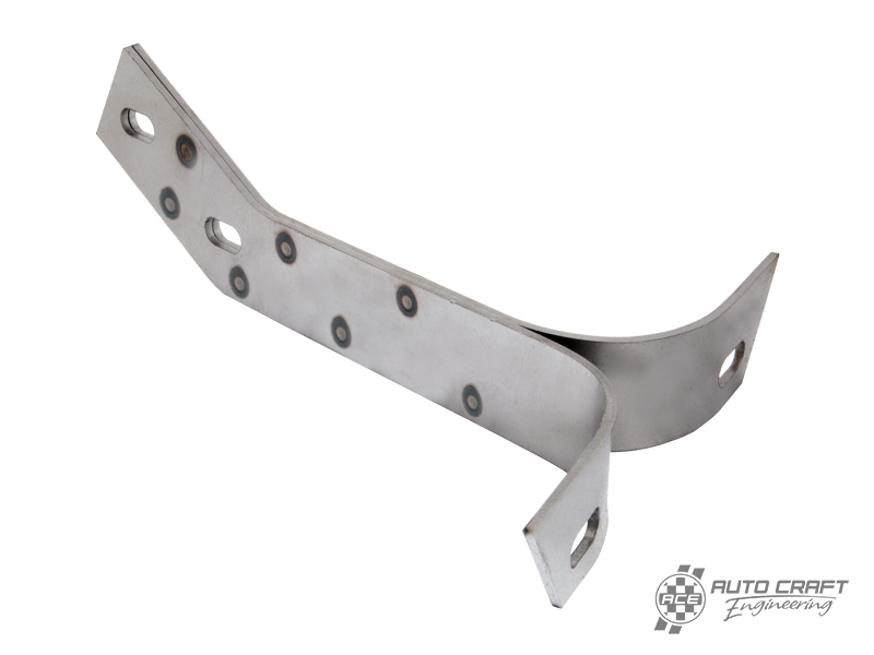 Bumper bracket, front, left - Type 2, 55>58