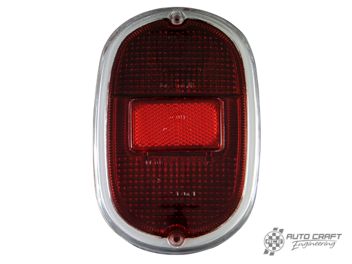 [211-945-241/R] Rear light lens, red, Hella - Type 2, 61>71