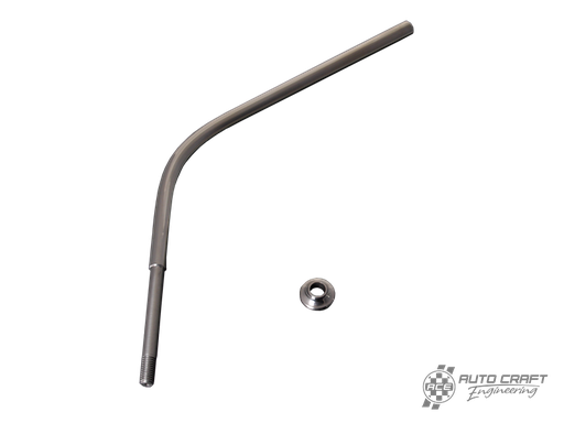 [211-857-527/A-SS] Mirror arm, stainless steel (passenger side) - std (8.0mm) - Type 2, 55>67
