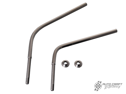 [211-857-528/SS] Mirror arms, stainless steel (pair) - std (8.0mm) - Type 2, 55>67