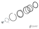 Lock barrel fitting kit - Type 2, 63>67