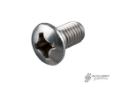 Screw, cross drive countersunk raised head, AM 8 X 18, stainless steel - DIN 7988