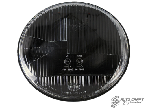 [214-941-115/HEL] Hella headlamp glass, left, RHD - Typ 2, >67