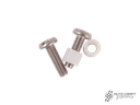 Headlamp screw and spacer, pair - Type 1 & 2 >67