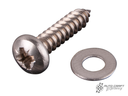 [211-898-629] Fixing screw and washer for coat hook/grab strap - Type 2, 63>79