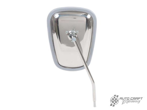 [211-857-513/SS] Elephant ear wing mirror, Stainless Steel - Type 2, >67