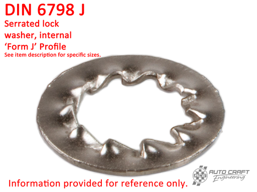 [N 12 111 1] Serrated lock washer, internal, J 10.5, stainless steel - DIN 6798