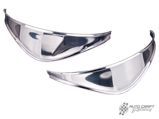 [211-941-301/SS] Headlamp Eyebrows, stainless steel, pair - Type 1 & 2 >67