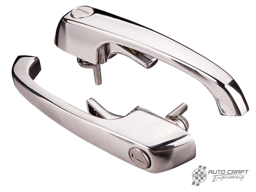 [211-837-205/N/MPR] Cab door handles, chrome, pair - Type 2, 69>79