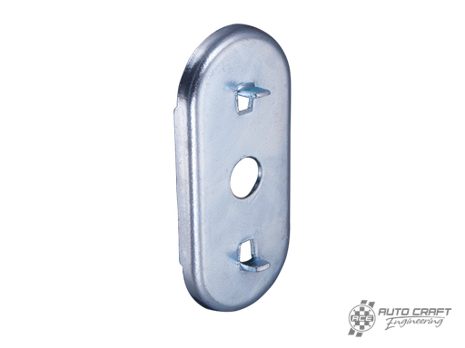 [211-843-467/A] Mounting plate, sliding door front buffer - Type 2, 68>84
