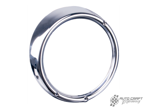 [211-941-111/G] Headlamp rim, chrome plated - Type 2, 68>73