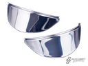 Headlamp Eyebrows, stainless steel, pair - Type 1, 2 & 3, 68>