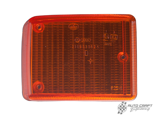 [211-953-142/S] Front indicator lens, right, orange - Type 2, 72>79