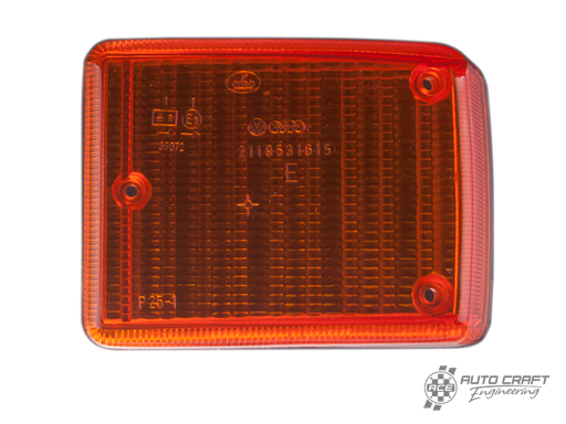 [211-953-141/S] Front indicator lens, left, orange - Type 2, 72>79