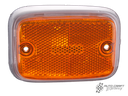 Side marker lens, front, amber - Type 2, 68>72