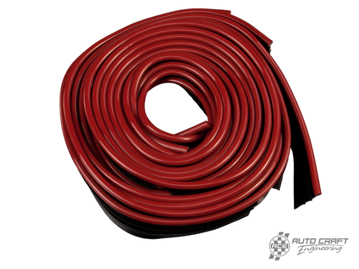 [111-821-707/BRR] Wing beading, ruby red, set of 4 - Type 1