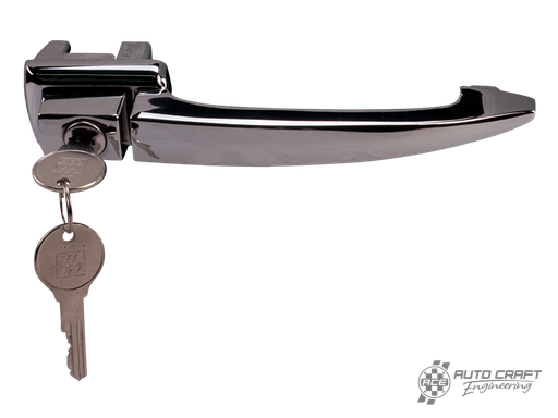 [113-837-205/C] Door handle, locking, chrome - Type 1, 60>66