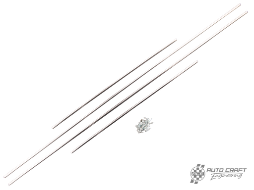 [113-853-111] Interior door panel stainless steel trim - Type 1, 52>55