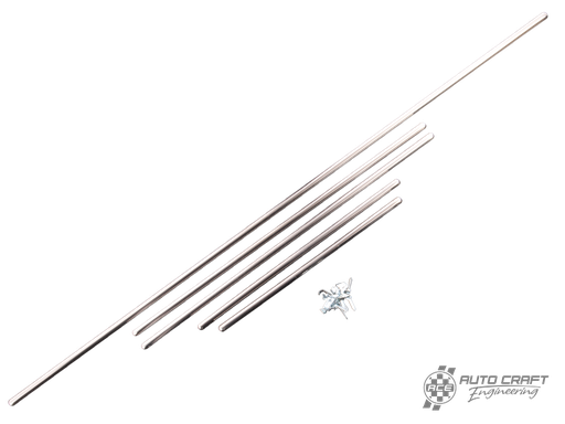[113-853-111/C] Interior door panel stainless steel trim - Type 1, 66