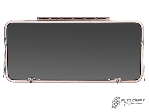 [211-847-102/SS] Rear safari window kit, deluxe, polished stainless - Type 2, 55>63