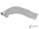 Rear bumper splash panel, pickup, left - Type 2, >58