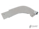 Rear bumper splash panel, pickup, right - Type 2, >58