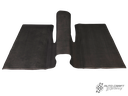 Floor mat, rear, black - Type 1, 60>72