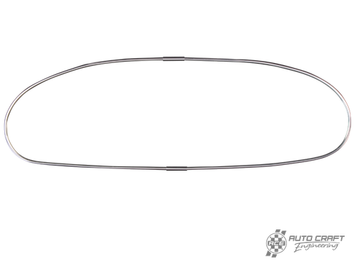 [151-853-355] Aluminium deluxe trim, rear window, convertible - Type 1, 52>57
