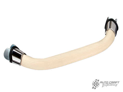 [151-857-641/V] Dash grab handle, ivory with chrome end pieces - Type 1, 60>67