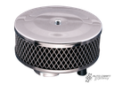 Pancake air filter, chrome - 1200-1600cc