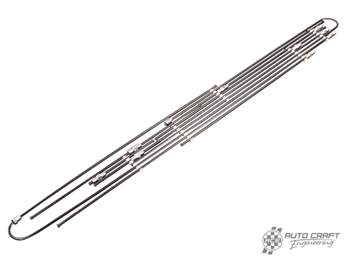 [211-698-005/J] Brake line kit, complete - Type 2, 71 only
