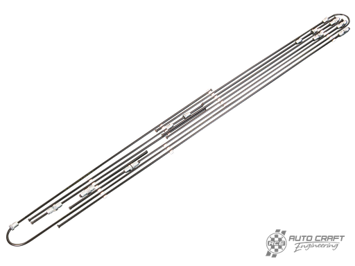 [211-698-005/K] Brake line kit, complete - Type 2, 72 only