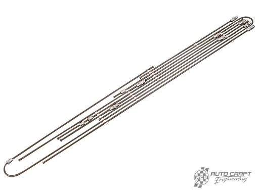 [211-698-005/L] Brake line kit, complete - Type 2, 73 only