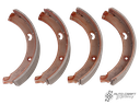 Brake shoe set, Rear - Type 2, 55>63