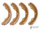 Brake shoe set, Rear - Type 2, 72 only