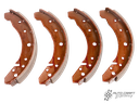 Brake shoe set, rear - Type 1 57>64
