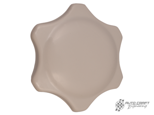 [113-711-623/A/GRY] Knob, heater control, grey - Type 1, 55>64 & Type 2, 52>67