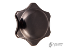 Knob, heater control, black - Type 1, 55>64 & Type 2, 52>67