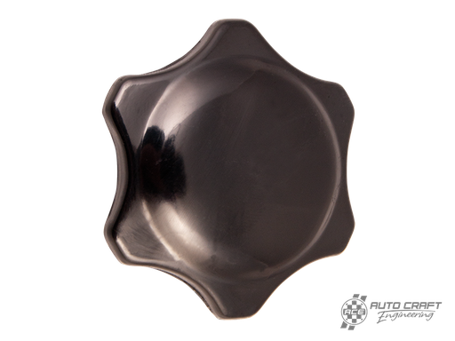[113-711-623/A/BLK] Knob, heater control, black - Type 1, 55>64 & Type 2, 52>67