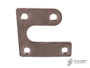 A-post door pillar bolt plate, right - Type 1