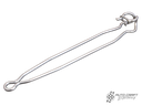 Engine lid/locker door stay - Type 2, 72>79